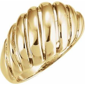 Twisted Dome Ring