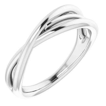 Asymmetrical Criss-Cross Ring