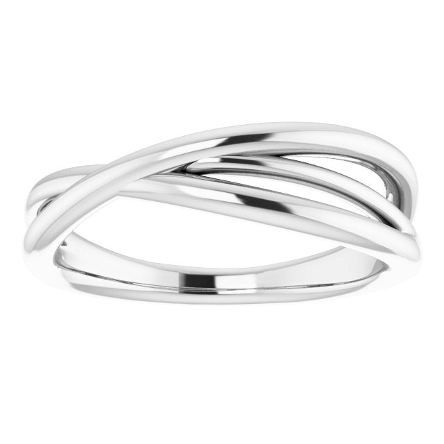 Asymmetrical Criss-Cross Ring