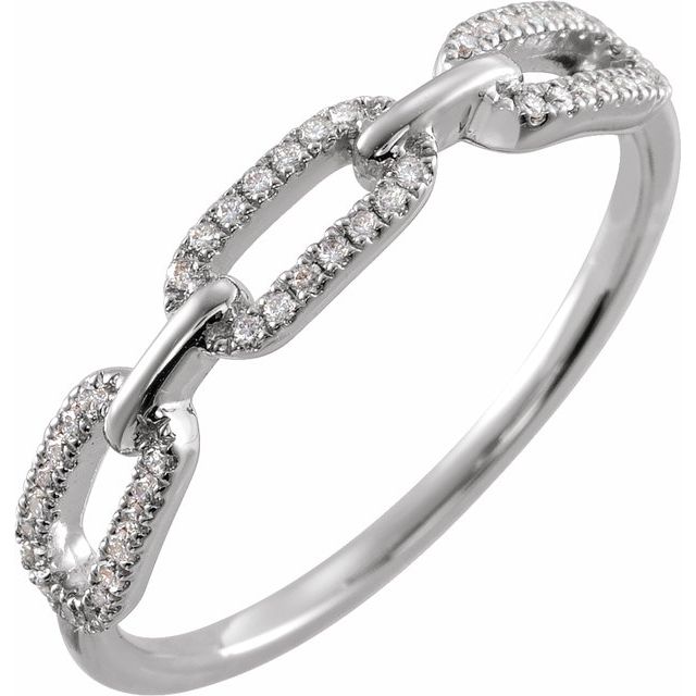 Diamond Link Ring